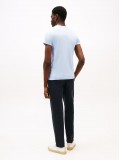 Tommy Hilfiger Stretch Slim Fit T-Shirt In Breezy Blue  - Style MW0MW10800C10