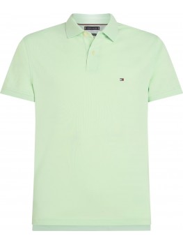 Tommy Hilfiger 1985 Collection Pique Polo In Mint Green - MW0MW17770LXY
