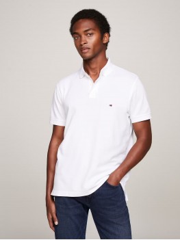 Tommy Hilfiger 1985 Collection Pique Polo In White - MW0MW17770YBR
