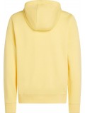 Tommy Hilfiger Flag Embroidery Drawstring Hoody In Yellow - MW0MW37235 ZF0