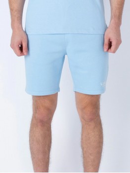 Luke "Staggering" Sweat Shorts in Sky Blue - M730383