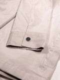 Luke 1977 Nepal Grey Zip Through Hooded Jacket In Putty - M750758