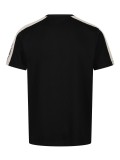 Luke Imperial Men's Tape Detail Pique T -Shirt In Black M770150