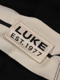 Luke Imperial Men's Tape Detail Pique T -Shirt In Black M770150
