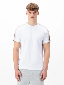 Luke Imperial Men's Tape Detail Pique T -Shirt  M770150