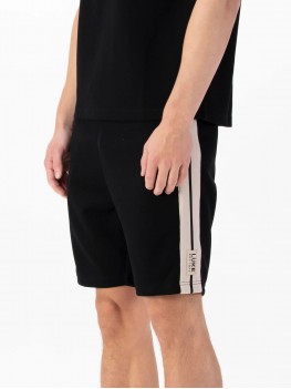 Luke "Kings" Vintage Tape Sweat Shorts In Black 
