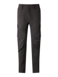 Luke Panama Cargo Trousers In Charcoal Grey - M780450
