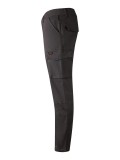 Luke Panama Cargo Trousers In Charcoal Grey - M780450