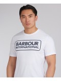 Barbour International Essential Large Logo T-Shirt In White - MTS0369WH11