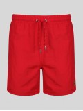 Luke Sport  "Great" Swim Shorts In Tech Red - M541011