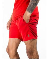 Luke Sport  "Great" Swim Shorts In Tech Red - M541011