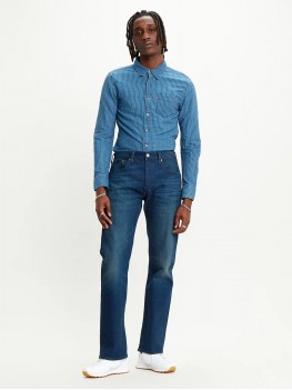 Levi's 501 Regular Fit Jean in  Colour Boared Blue Style # 005012948 