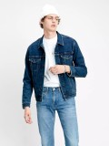 Levi's Trucker Denim Jacket In Dark Blue Style # 723340466 