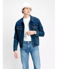 Levi's Trucker Denim Jacket In Dark Blue Style # 723340466 