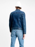 Levi's Trucker Denim Jacket In Dark Blue Style # 723340466 