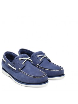 Timberland  Men’s Classic Two Eye Boat Shoe In Blue - Style Number TB 0A1ZTZ428