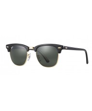 Ray-Ban Classic Clubmaster - Green G-15 Lenses & Black Frame - RB3016 W0365 5121 145 3N