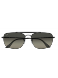 Ray-Ban Colonel - Grey Gradient Lenses & Black Frame - RB3560 002/71 6117 145 3N 