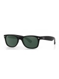 Ray-Ban New Wayfarer - Green Classic G-15 Lenses & Matt Black Frame - RB2132 622 5518