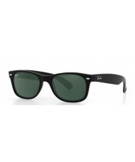 Ray-Ban New Wayfarer - Green Classic G-15 Lenses & Matt Black Frame - RB2132 622 5518