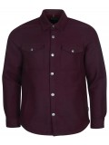 Barbour Carrbridge Overshirt In Deep Red - MOS0121RE89