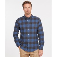 Barbour Men's Malton Check Tailored Shirt In Navy & Blue - MSH5028NY91