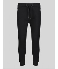 Luke Sport "Rome" Jogging Bottoms In Jet Black - ZM450353