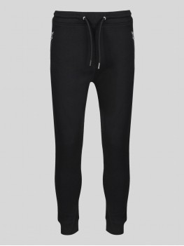 Luke Sport "Rome" Jogging Bottoms In Jet Black - ZM450353