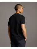 Lyle & Scott Crew Neck T-Shirt In Jet Black - TS400V