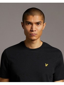 Lyle & Scott Crew Neck T-Shirt In Jet Black - TS400V