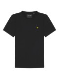 Lyle & Scott Crew Neck T-Shirt In Jet Black - TS400V