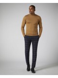 Remus Uomo Slim Fit Merino Wool-Blend Turtle Neck Sweater In Camel 3_53889_45