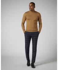 Remus Uomo Slim Fit Merino Wool-Blend Turtle Neck Sweater In Camel 3_53889_45