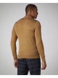 Remus Uomo Slim Fit Merino Wool-Blend Turtle Neck Sweater In Camel 3_53889_45