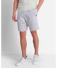 Lyle & Scott Sweat Short In Light Grey Marl - ML414VTR