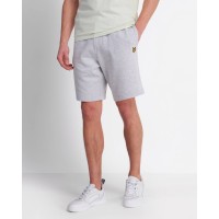 Lyle & Scott Sweat Short In Light Grey Marl - ML414VTR