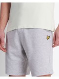 Lyle & Scott Sweat Short In Light Grey Marl - ML414VTR